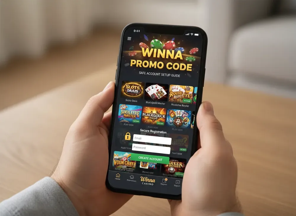 Winna promo code guide for safe casino account setup